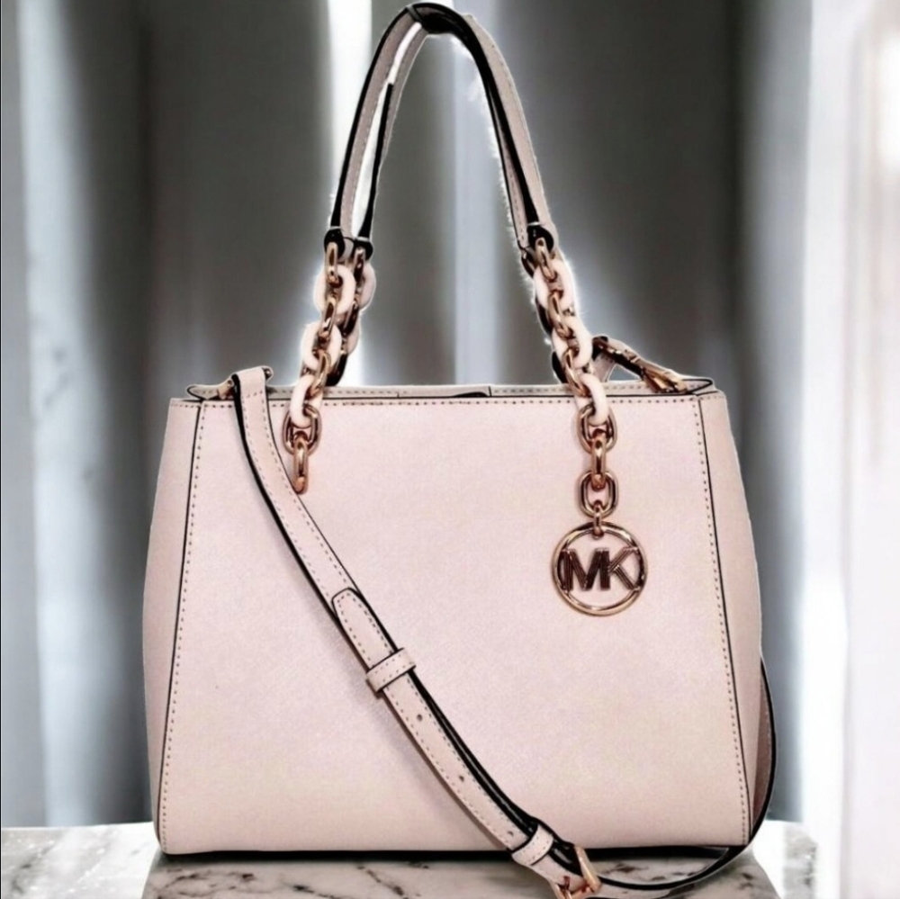 Michael Kors "Sophia" Leather Tote Crossbody NWOT